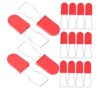 TOBBOMEY 50Pcs Mini Logistics Padlock Wire Security Seals with Unique Serial Numbers Tamper-evident Metal Wire Locks for Asset Protection and Anti-tampering Applications