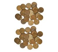 TOBBOMEY 50pcs Moss Disk Model Decor Items Coconuts Shell Discs for Fish Tank Rustic Landscaping Essentials Aquarium Decorations