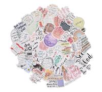 TOBBOMEY 50pcs Waterproof Jesus Christian Stickers Set Bible Verse Decals for Adults and Students, Mini Paper Stickers for Journals, Water Bottles, Laptops, and Scrapbooking