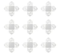 TOBBOMEY 50Pcs White Lace Chocolate Truffle Wrappers with Love Bird Cutout, Paper Candy Cups Wedding Party Chocolate Cup Liners, Decorative Dessert Wrappers for Bridal Shower and