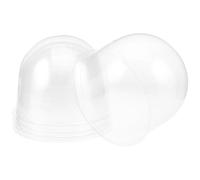 TOBBOMEY 5pcs Fire Detector Dust Cover - Reusable Detector Cap for Ceiling Renovation - Dustproof Construction Decor Shield, Clear Plastic 4.3 X 3.5 Inch