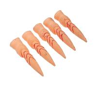 TOBBOMEY 5pcs Halloween Witch Finger Nail Covers Scary Nail Props for Cosplay Party Decorations and Pranks Creepy Costume Accessories for Thrilling Atmosphere