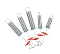 TOBBOMEY 5pcs Physics Experiment Spring Set for Students Spiral Springs for Science Learning Reliable Mechanics Lab Equipment for Classroom Use