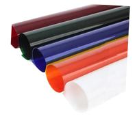 TOBBOMEY 5pcs Red Headlamp Filter Paper Set Light and Temperature Filters for Photography Studio Home and Store - White Dark Red Green Blue for Photo Lighting Adjustment