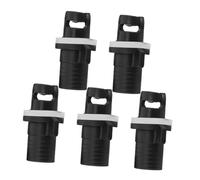 TOBBOMEY 5pcs Screw in Air Pump Adapter for Inflatable Kayaks and Paddle Boards Valve Connector for Sup Pumps Secure Leak Inflation Compact Water Sports Accessory for Outdoor Adventures