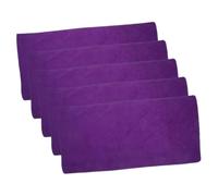 TOBBOMEY 5pcs Washable Guinea Pig Blankets Reusable Microfiber Bedding 30x40cm Small Animal Sleeping Mat Purple Color for Guinea Pig Cage and Pet Comfort
