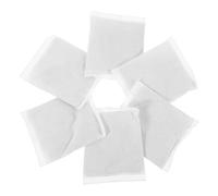 TOBBOMEY 6pcs Activated Carbon Filters for Cat Litter Box Replacement, Odor Absorbing 8×10cm White Refills, Compatible with Pet Fountain and Compost Bin for Fresh Environment