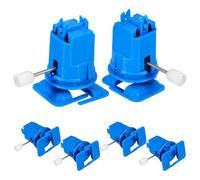 TOBBOMEY 6pcs Clockwork Legged Robot Wind Up DIY Movement Clay Parts Educational Hand School Supply Stocking Stuffers