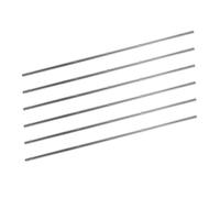 TOBBOMEY 6pcs Foosball Rods Replacement with Safety Caps Iron Table Football Poles for Stable Desktop Soccer Table Repair and Easy Installation Suitable for Adults