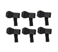TOBBOMEY 6pcs Microphone Clips Mic Holder Clamp Plastic Mic Stand Clip Compact Lightweight for Studio and Stage Use