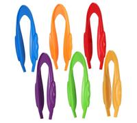 TOBBOMEY 6pcs Plastic Tweezers for Early Learning Fine Motor Skills Development Colorful Educational for Sorting Sorting and Science Experiments in Kindergarten