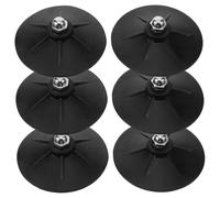 TOBBOMEY 6pcs Rubber Suction Cups for Boxing Standing Punch Bag Accessories Stable Suction Base Replacement Rubber Pads for Secure Freestanding Punching Bag Training