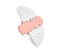 TOBBOMEY 6pcs Sliding Window Locks Pink Safety Buckles Anti-Theft Protection for Glass Doors and Sliding Windows Strong Adhesive Childproof Locks for Home Security