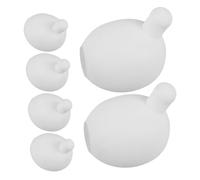 TOBBOMEY 6pcs Soft Silicone Bubble Squeeze Inserts for Stress Relief and DIY Crochet Dolls Comfortable Sensory Balls for Adults Versatile Party Accessories and Relaxation Tools