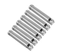 TOBBOMEY 6Pcs Stainless Steel Moxa Stick Pushers for Moxibustion Treatment Box Useful Moxa Cone Burner Accessories Holder for Acupuncture Point Therapy Navel Back Abdomen and Waist