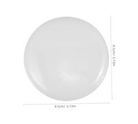 TOBBOMEY 6pcs Thick Round Lampshade Diffuser for DIY Light Fixtures Milky White Translucent Panels with Fog Resistant Design Soft Balanced Lighting for Drum Lampshades and Pendant