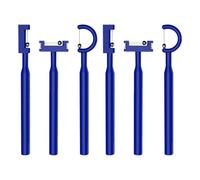 TOBBOMEY 6pcs Tongue Tip Strength Training Tools - Oral Motor Therapy Tongue Exerciser for Speech Rehabilitation - Improves Mouth Flexibility for Speech