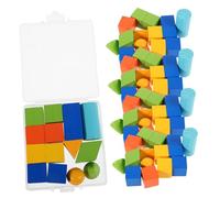 TOBBOMEY 70pcs Geometric Solids for Classroom Geometry Learning Montessori Educational Resource for Develop Spatial Imagination Hands Skills for Preschool Teachers Middle School Supplies