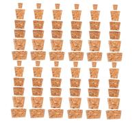 TOBBOMEY 72pcs Tapered Cork Stoppers for Wine Bottles and Jars Leakproof Replacement Cork Plugs for Crafting Sealing Beverages Oils and Spices Versatile Fit for Glass Containers