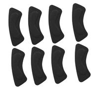 TOBBOMEY 8 Pairs Self-Adhesive Heel Pads Thickened Sponge Back Cushion for High Heels Anti-wear Sweat-Absorbing Stickers to Foot and Prevent Blisters Comfortable Polyester Material