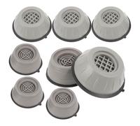 TOBBOMEY 8Pcs Anti-Slip Shockproof Washer Pads and Refrigerator Raising Mats, Large and Small Size Floor Protectors for Washing Machine and Fridge Feet, Vibration Dampening Cushions for