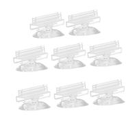 TOBBOMEY 8pcs Aquarium Divider Clips Cups Easy to Install Fish Tank Isolation Plate for Breeding Separation Material for Tank Compartmentalization