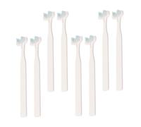 TOBBOMEY 8Pcs Double-Head Pet Toothbrush Soft Bristles Comfortable Lightweight Dog Cat Tooth Brushes for Oral Care Reducing Gum Disease Risk and Freshening Breath