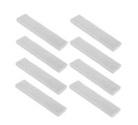 TOBBOMEY 8pcs Exercise Bike Brake Pads Replacement Felt and Chemical Fiber Brake Blocks Anti-slip Wear-resistant Fitness Bike Accessories for Spinning