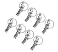 TOBBOMEY 8pcs Patriotic Usa Statue of Liberty Keychain Bag Pendant Charms for Independence Day Party Favors and Souvenirs