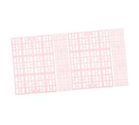 TOBBOMEY 8pcs Pink Rabbit Cage Mats Anti-slip Splicing Floor Pads Drainage Holes for Small Animals Bunny Cage Foot Mats Household Pet Bedding