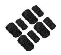 TOBBOMEY 8pcs Stroller Wheel Protective Covers Elastic Oxford Cloth Dustproof Foot Covers for Pram with Large Small to Keep Floors Clean and Strollers Dirt