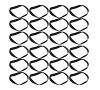 TOBBOMEY 90pcs Cassette Recorder Rubber Belts Kit Flat Drive Replacement for Tape Player Maintenance Repair Compatible with Record Player Dvd Drive
