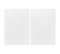 TOBBOMEY Acrylic Ceiling Light Diffuser 2Pcs Rectangle, 29.7X21Cm Frosted Lampshade Cover, LED Panel Replacement for Home and Commercial Use