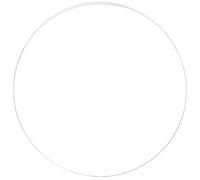 TOBBOMEY Acrylic Discs Circle Sheets for Painting and Crafting Projects 20Cm Acrylic Board with Smooth Edges