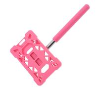 TOBBOMEY Adjustable Extendable Toll Pass Holder with Swiping Rod for Car Payment and Access Cards Multifunctional Garage Tag Reach Tool for Convenient Parking and Security Gate Use Pink