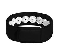 TOBBOMEY Adjustable Head Acupressure Belt for Muscle Relaxation and Stress Relief Portable Wrap for Sleep and Extended Study Periods