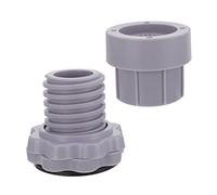 TOBBOMEY Adjustable Height Washing Machine Anti Vibration Pads Grey 8-9.5cm Shock-absorbing Foot Mat for Washer and Refrigerator Floor Protection