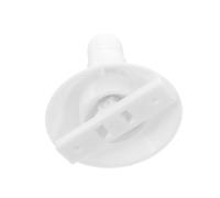 TOBBOMEY Air Conditioning Drain Connector Air Conditioner Hose Straight Fitting for Ac Drain Outlet for Outdoor Unit White Plastic