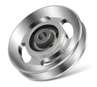 TOBBOMEY Aluminum Alloy Heavy Duty Pulley Wheel for Gym Equipment Accessories Precision Bearing Design Smooth Surface Reliable Load Bearing for Strength Training and Fitness Applications