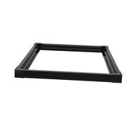 TOBBOMEY Aquarium Fish Tank Edge Protector Strip with Double-layer Sliding Track, 40x40mm Black Plastic Corner Guard for 5-6mm Glass, Aquarium Wall Seal Strip and Safety Edge Guard for Fish