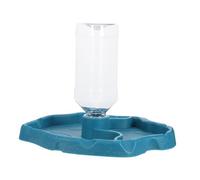 TOBBOMEY Automatic Water Feeder for Small Animals Reptile Water Bowl Material for Turtle Pool Bowl Suitable for Rabbit