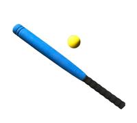 TOBBOMEY Baseball Set Soft EVA Bat and Ball Blue for Outdoor Practice Improves Hand-eye Coordination and Batting Skills Safe Play