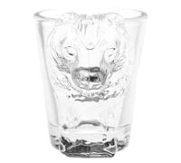 TOBBOMEY Bear-Shaped Mini Shot Glasses Set 50Ml with Heavy Base, Small Whiskey and Espresso Glasses for Vodka and Spirits, Cute Animal Design for Bar and Party Use
