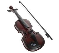TOBBOMEY Beginner Violin Plastic Musical Instrument for Smooth Edges Safe Play Small Cute Design to Develop Early Musical Skills and Creativity