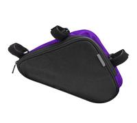 TOBBOMEY Bike Frame Bag Portable Triangle Cycling Pouch with Secure Straps for Mountain Road Folding Bikes Compact Front Tube Storage for Phone Keys Money and Accessories