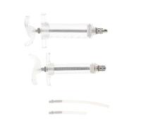 TOBBOMEY Bird Hand Feeding Tube with Push-style Syringe for Parrot Chicks Accurate Scale Design Includes Feeders with for Hand Raising and Medicating to Birds