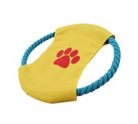 TOBBOMEY Bite-resistant Soft Dog Flying Disc for Pet Training Lightweight Throwing Disc for Golden Retriever Samoyed Husky Portable Outdoor Indoor Fetch Play Random Color Random Color