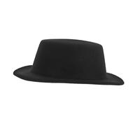 TOBBOMEY Black Cotton Mini Doll Top Hat Small Plush Doll Accessory for Party Decoration Cosplay and Photography Lovely Mini Hat for Clothes