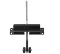 TOBBOMEY Black Zinc Alloy Automatic Door Closer Bar with Safety Spring Quiet Gate Closer for Screen Doors Strong Force Self-Closing Mechanism Easy Left Right Installation for Residential