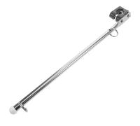 TOBBOMEY Boat Flag Pole with Clamp Mount Metal Hardware for Yacht and Boat Rail Easy Installation Flagpole Kit for Secure Flag Display Ships and Yachts